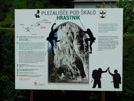 Plezalna stena Pod Škalo