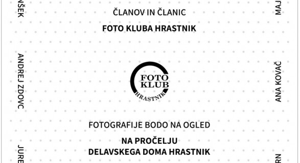 Skupinska razstava članov in članic Foto kluba Hrastnik